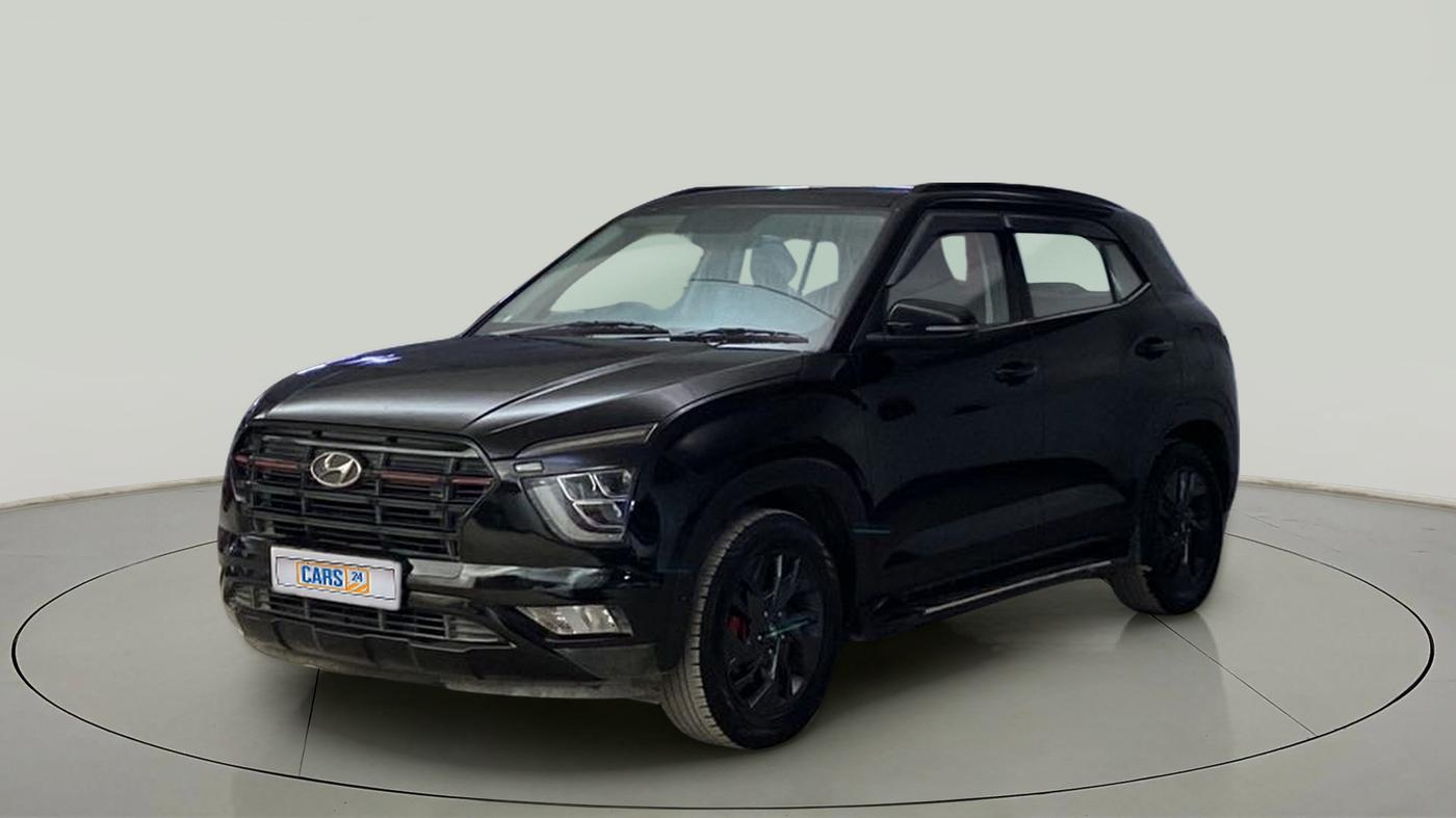 2022 Hyundai Creta SX (O) AT KINGHT 1.5 DIESEL, Diesel, Automatic, 35,513 km, Left Front Diagonal
