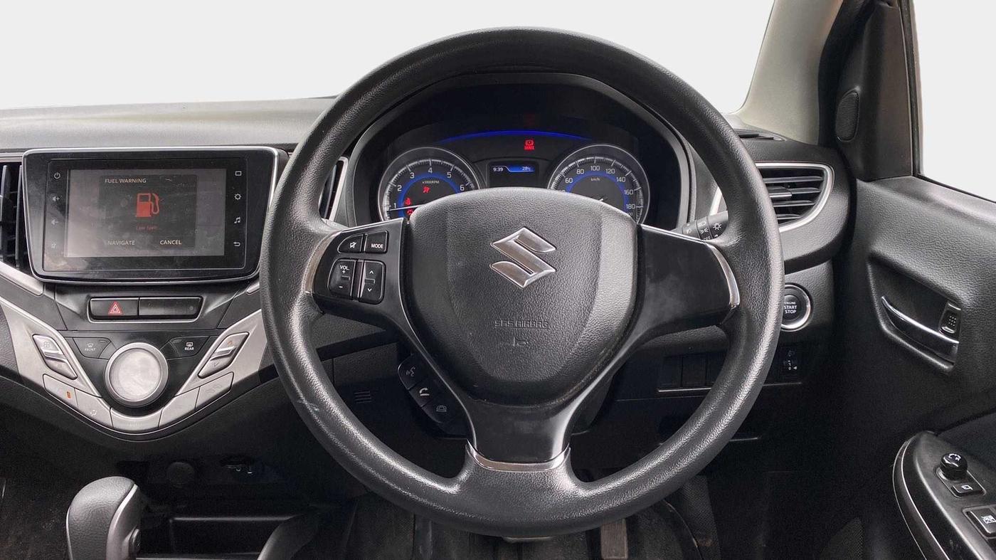 2021 Maruti Baleno ZETA CVT PETROL 1.2, Petrol, Automatic, 29,459 km, Steering Wheel Close Up