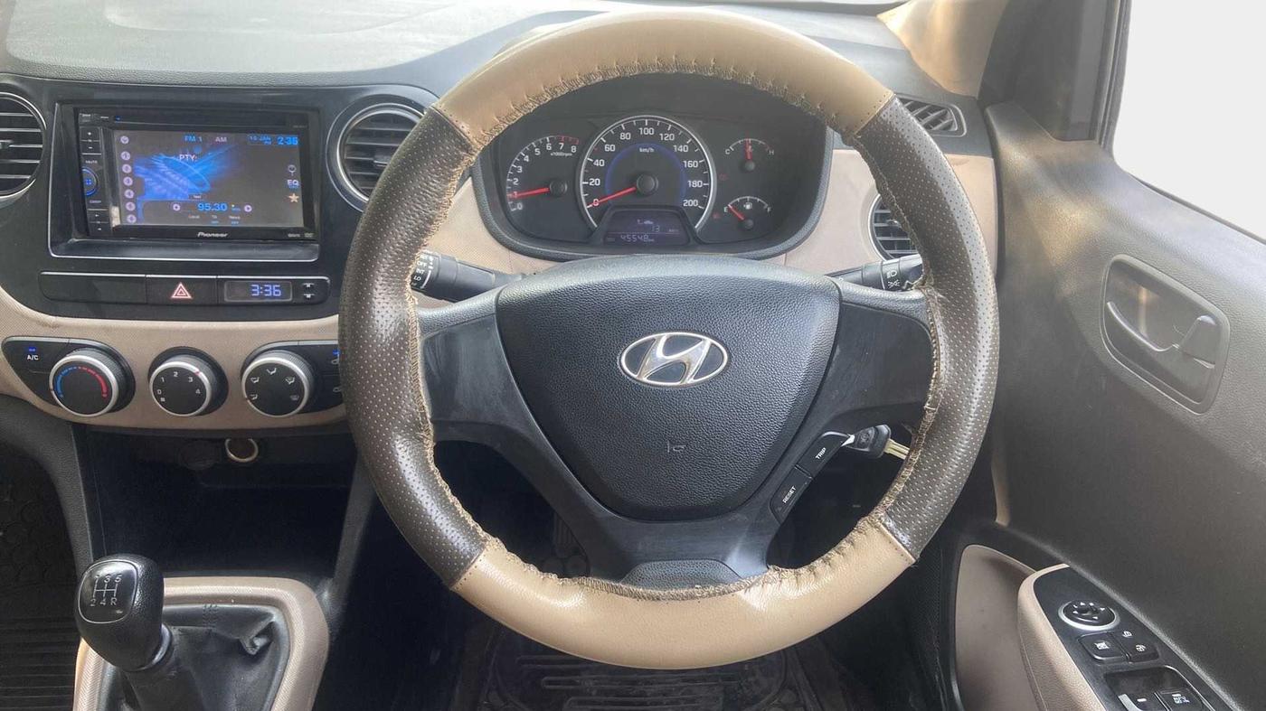 2014 Hyundai Grand i10 MAGNA 1.2 KAPPA VTVT, Petrol, Manual, 45,524 km, Steering Wheel Close Up