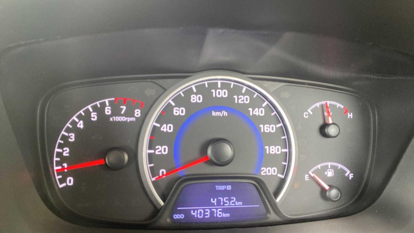 2017 Hyundai Grand i10 SPORTZ 1.2 KAPPA VTVT, CNG, Manual, 40,393 km, Odometer Image