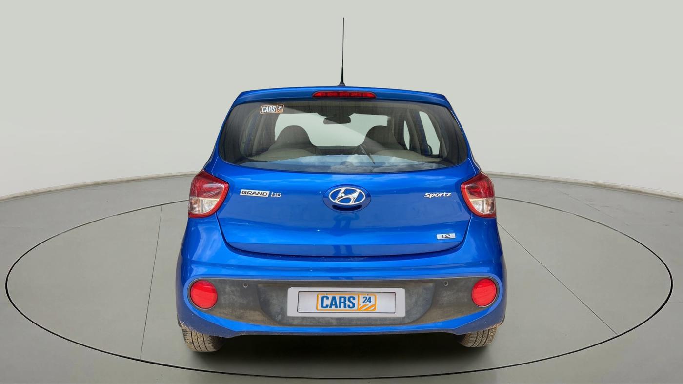 2017 Hyundai Grand i10 SPORTZ 1.2 KAPPA VTVT, CNG, Manual, 40,393 km, Back/Rear