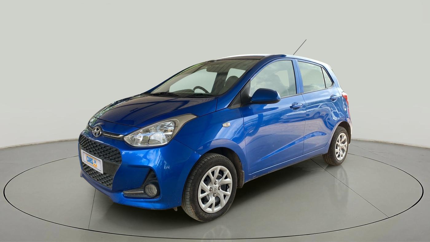 2017 Hyundai Grand i10 SPORTZ 1.2 KAPPA VTVT, CNG, Manual, 40,393 km, Left Front Diagonal