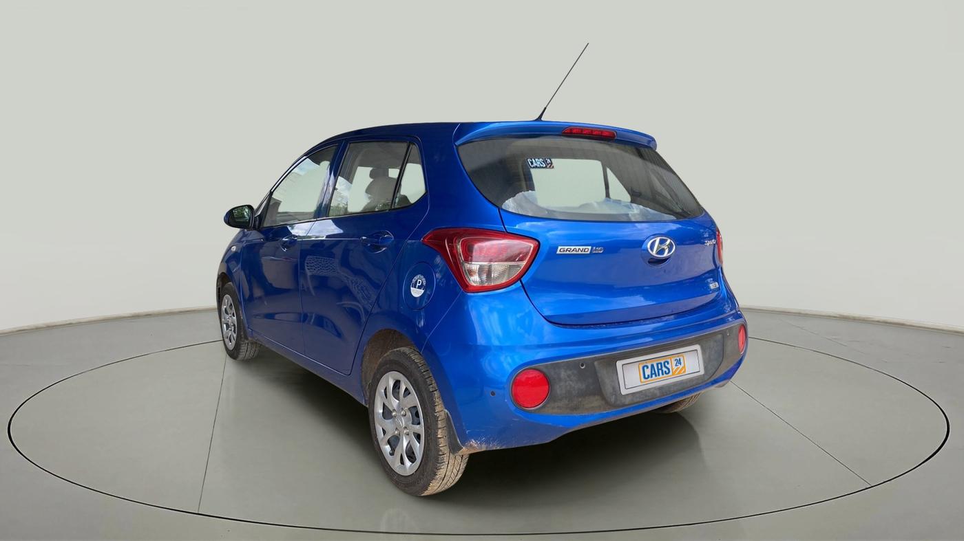 2017 Hyundai Grand i10 SPORTZ 1.2 KAPPA VTVT, CNG, Manual, 40,393 km, Left Back Diagonal