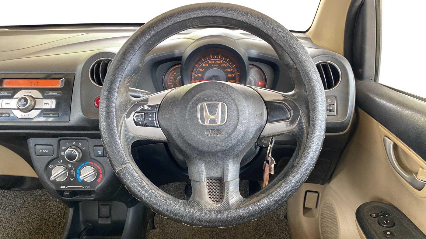 2014 Honda Amaze 1.2L I-VTEC VX, Petrol, Manual, 89,619 km, Steering Wheel Close Up