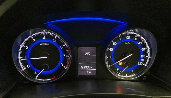 2017 Maruti Baleno DELTA PETROL 1.2, Petrol, Manual, 47,472 km, Odometer Image