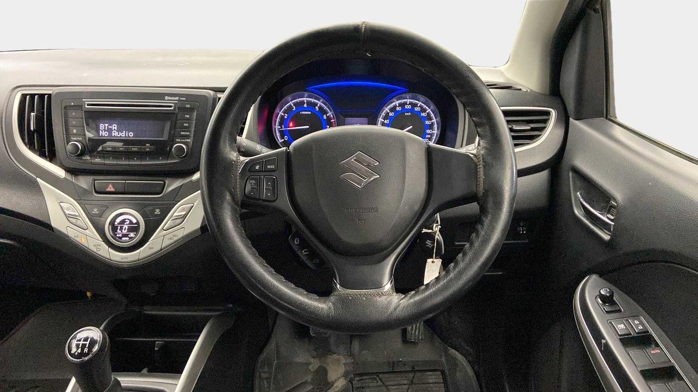 2017 Maruti Baleno DELTA PETROL 1.2, Petrol, Manual, 47,472 km, Steering Wheel Close Up
