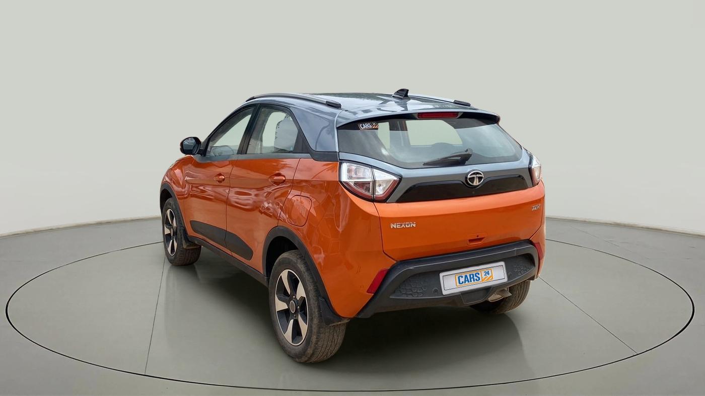 2019 Tata NEXON XZA PLUS PETROL DUAL TONE, Petrol, Automatic, 59,737 km, Left Back Diagonal