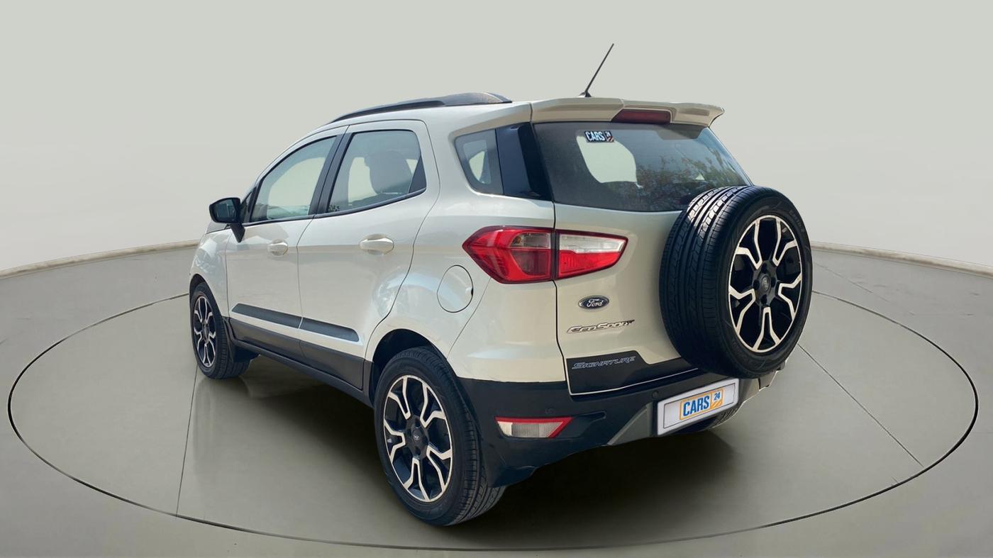 2018 Ford Ecosport TITANIUM 1.5L SIGNATURE EDITION (SUNROOF) DIESEL, Diesel, Manual, 1,15,367 km, Left Back Diagonal