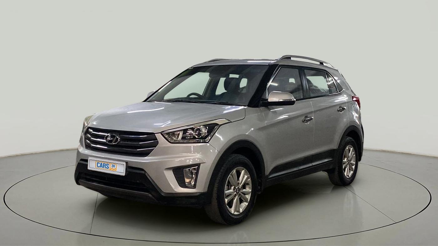2016 Hyundai Creta SX PLUS 1.6 PETROL, Petrol, Manual, 20,999 km, Left Front Diagonal