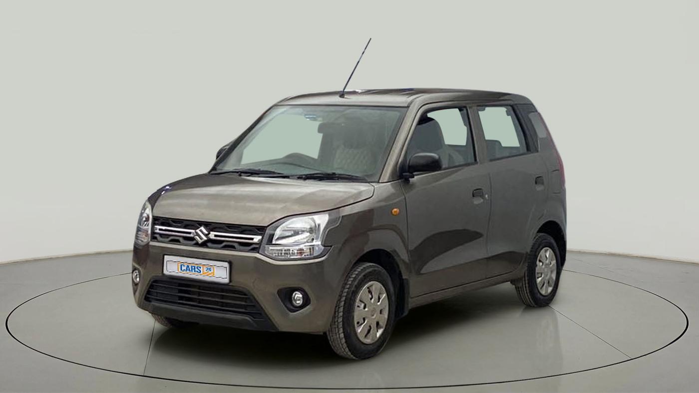 2019 Maruti New Wagon-R LXI 1.0, Petrol, Manual, 34,996 km, Left Front Diagonal