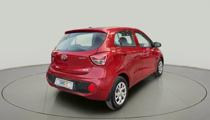 2017 Hyundai Grand i10 SPORTZ 1.2 KAPPA VTVT, Petrol, Manual, 61,905 km, Right Back Diagonal