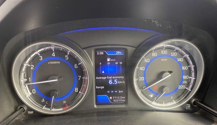 2017 Maruti Baleno ALPHA PETROL 1.2, Petrol, Manual, 52,195 km, Odometer Image