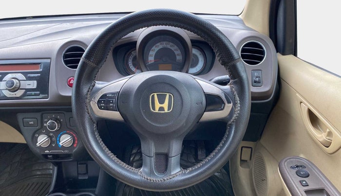 2013 Honda Brio S MT, Petrol, Manual, 54,302 km, Steering Wheel Close Up