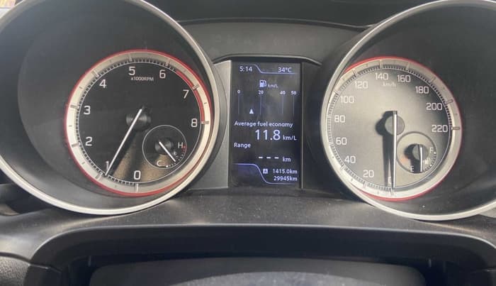 2021 Maruti Swift ZXI PLUS DUAL TONE, Petrol, Manual, 29,924 km, Odometer Image