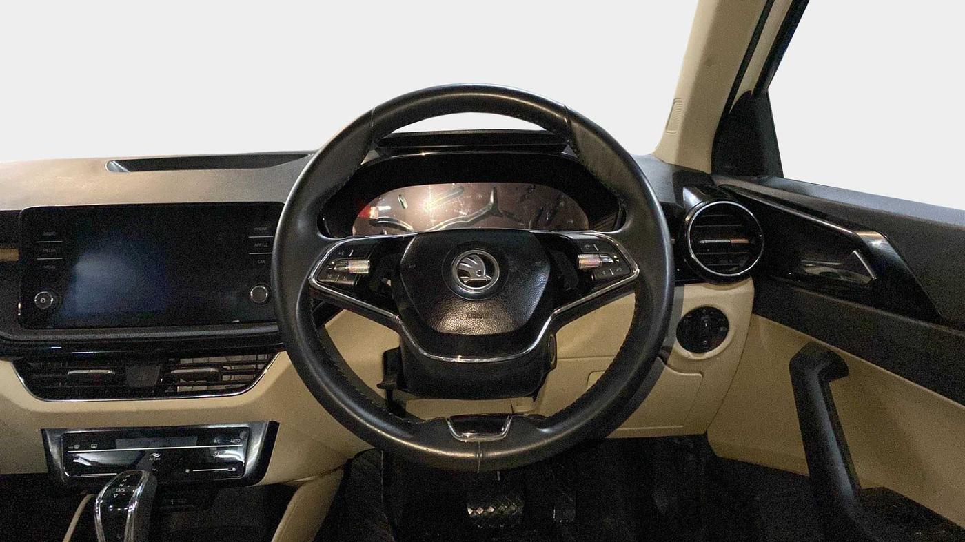2022 Skoda SLAVIA STYLE 1.5L TSI DSG, Petrol, Automatic, 5,481 km, Steering Wheel Close Up