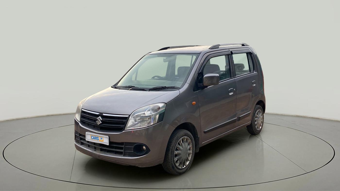 2012 Maruti Wagon R 1.0 VXI, Petrol, Manual, 44,383 km, Left Front Diagonal