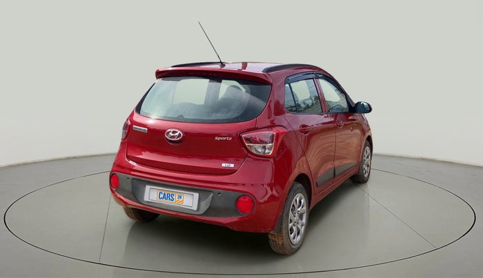2019 Hyundai Grand i10 SPORTZ 1.2 KAPPA VTVT, Petrol, Manual, 17,833 km, Right Back Diagonal