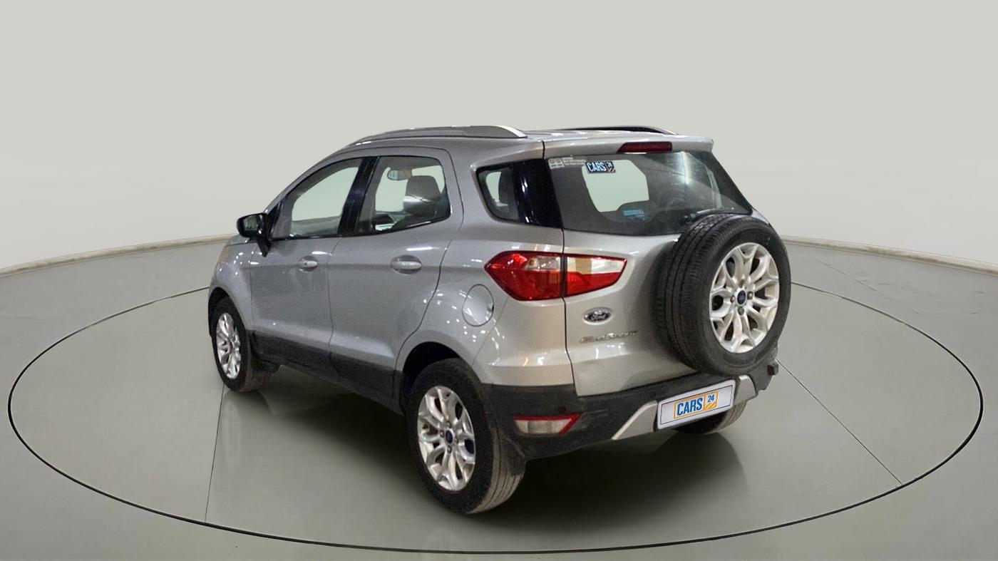 2016 Ford Ecosport TITANIUM 1.5L PETROL AT, CNG, Automatic, 37,853 km, Left Back Diagonal
