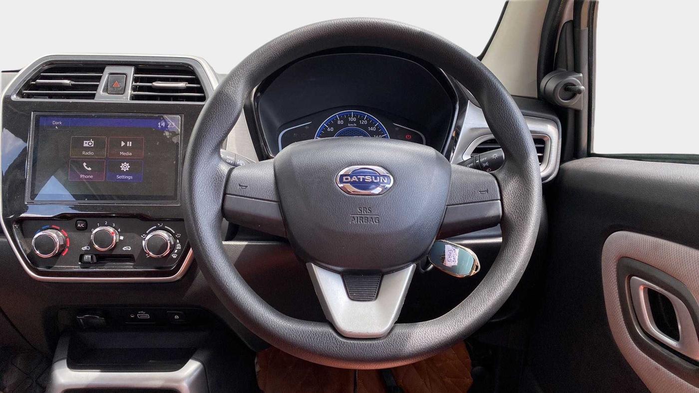 2020 Datsun Redi Go T(O) 1.0 AMT, Petrol, Automatic, 16,537 km, Steering Wheel Close Up