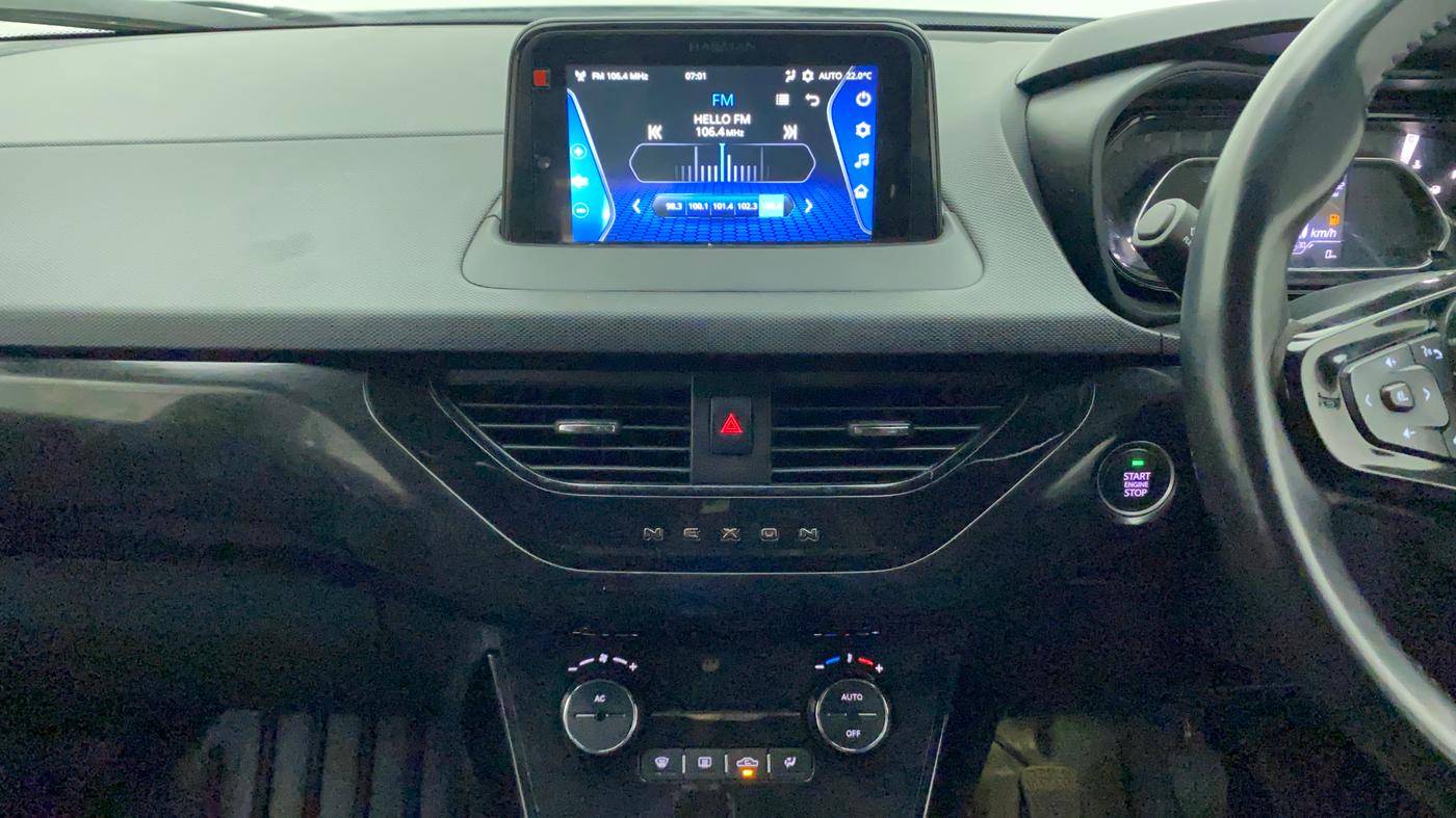 2022 Tata NEXON XZ PLUS (O) PETROL DARK EDITION, Petrol, Manual, 10,483 km, Air Conditioner