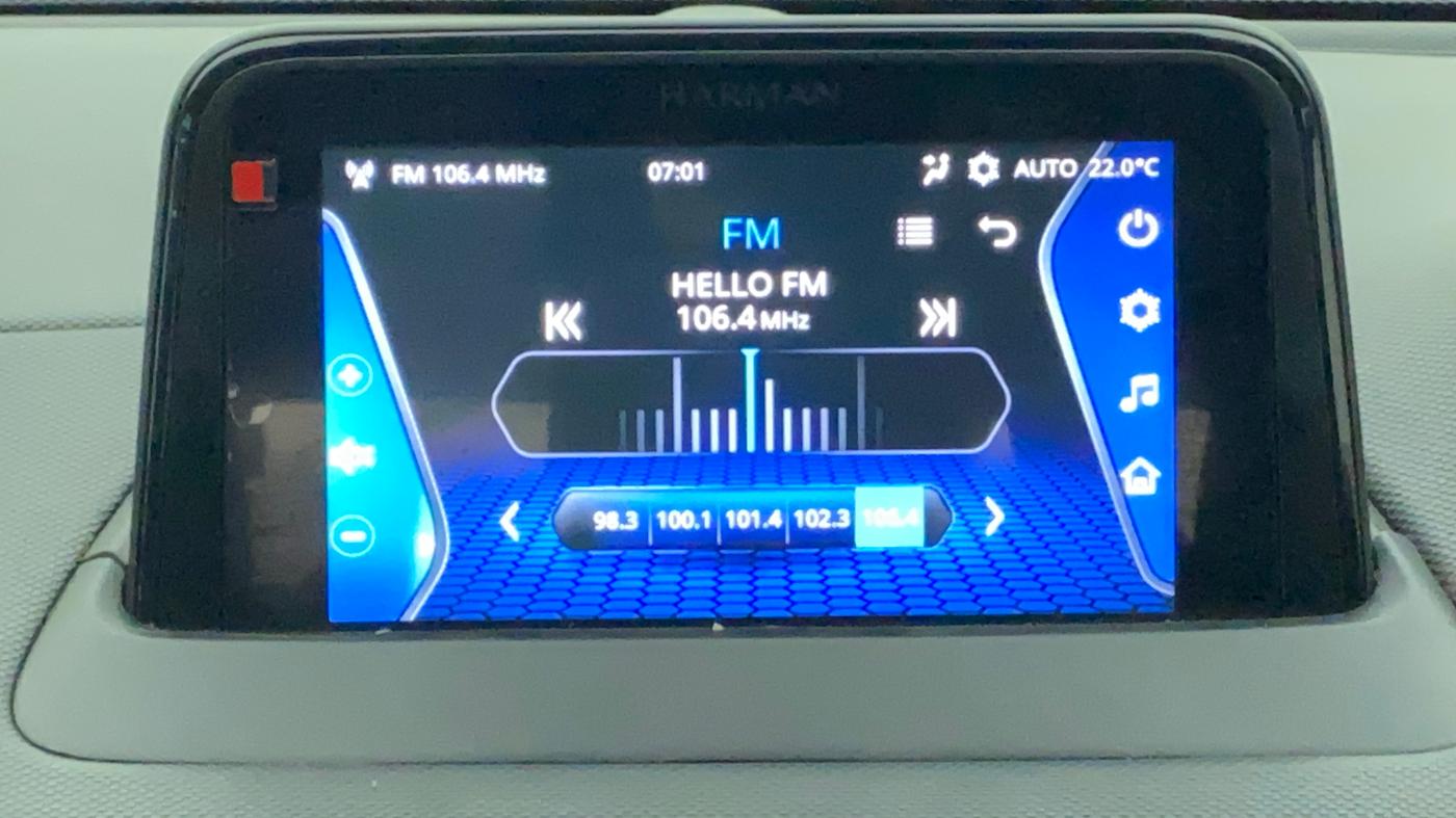 2022 Tata NEXON XZ PLUS (O) PETROL DARK EDITION, Petrol, Manual, 10,483 km, Infotainment System