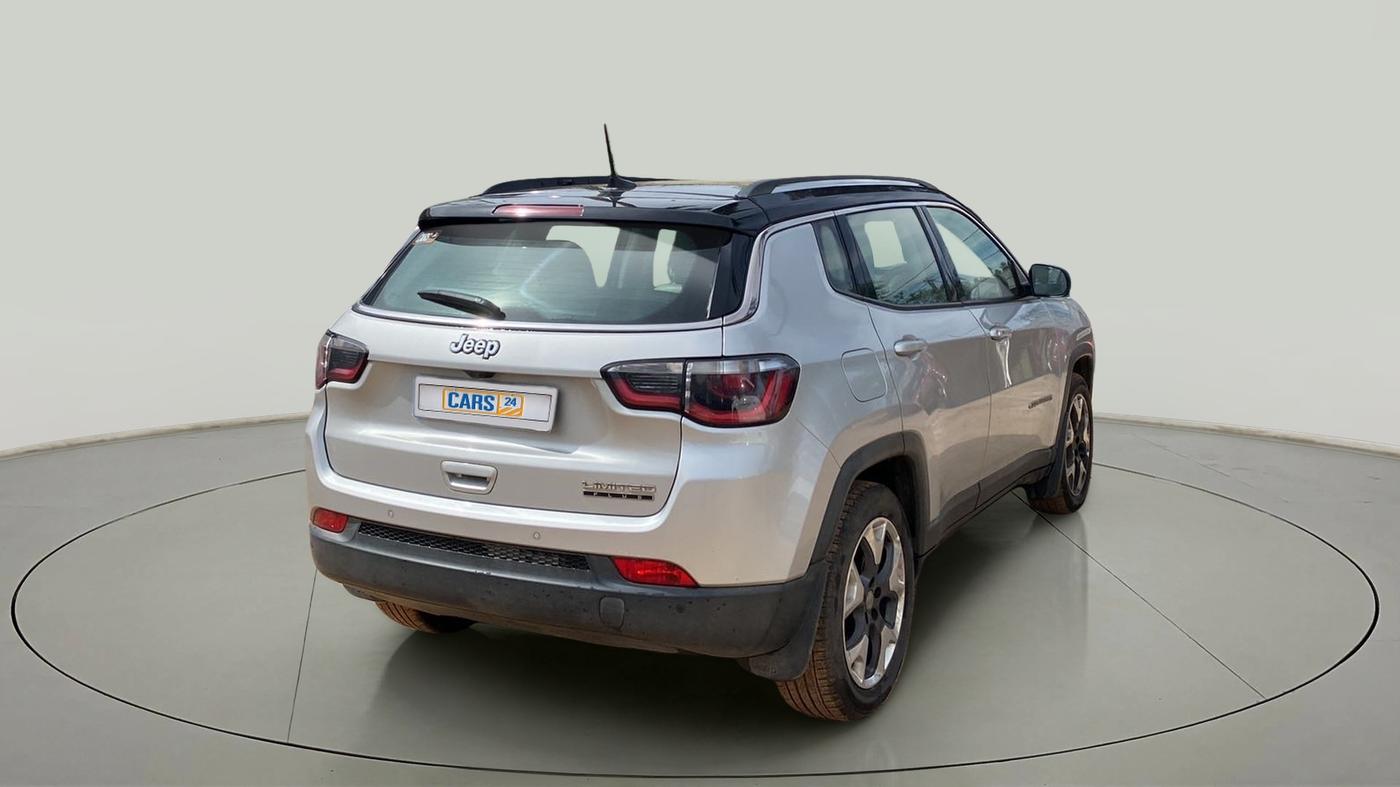2018 Jeep Compass LONGITUDE PLUS 1.4 PETROL AT, Petrol, Automatic, 42,905 km, Right Back Diagonal