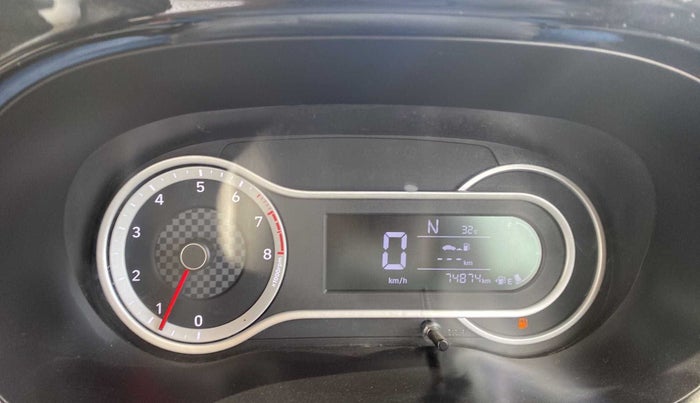 2020 Hyundai AURA SX PLUS 1.2 AMT, Petrol, Automatic, 74,849 km, Odometer Image