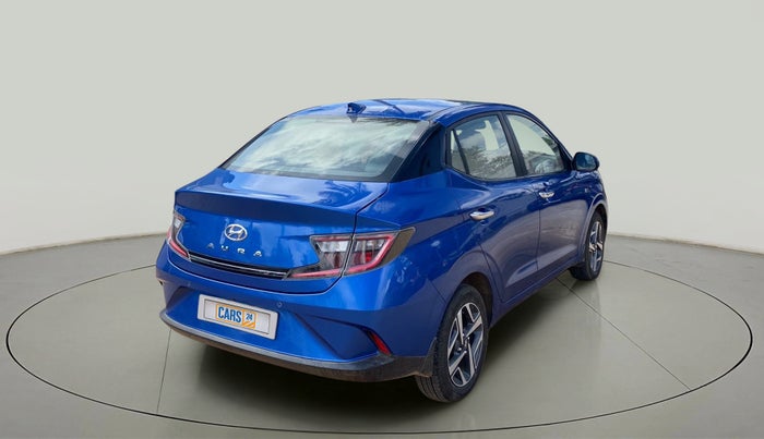 2020 Hyundai AURA SX PLUS 1.2 AMT, Petrol, Automatic, 74,849 km, Right Back Diagonal