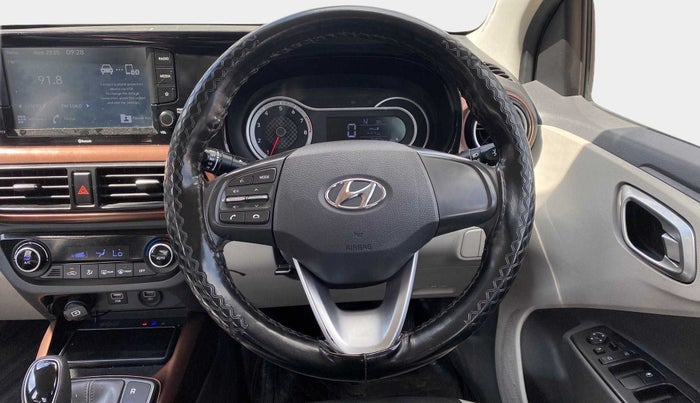 2020 Hyundai AURA SX PLUS 1.2 AMT, Petrol, Automatic, 74,849 km, Steering Wheel Close Up