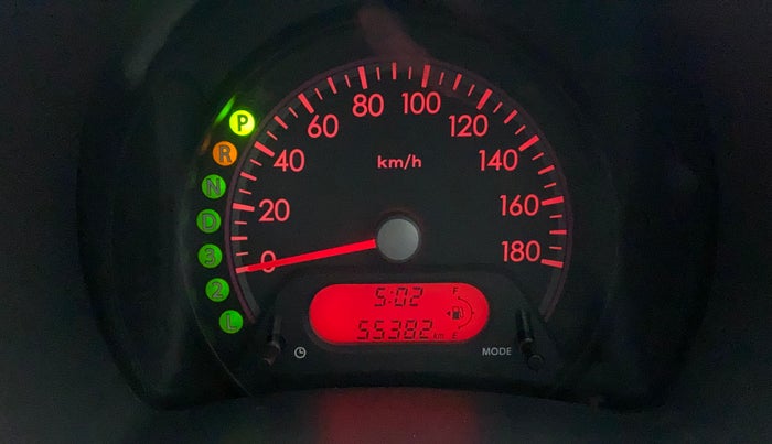 2011 Maruti A Star VXI (ABS) AT, Petrol, Automatic, 55,476 km, Odometer Image