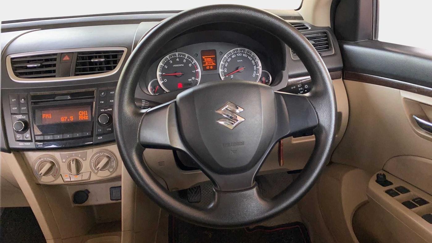 2016 Maruti Swift Dzire VXI (O), CNG, Manual, 34,781 km, Steering Wheel Close Up
