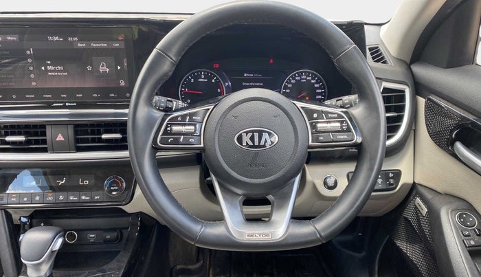2020 KIA SELTOS HTX PLUS AT1.5 DIESEL, Diesel, Automatic, 54,526 km, Steering Wheel Close Up
