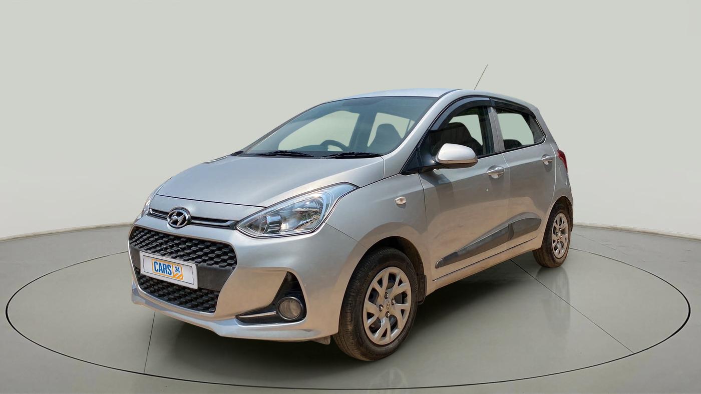 2017 Hyundai Grand i10 SPORTZ 1.2 KAPPA VTVT, Petrol, Manual, 38,401 km, Left Front Diagonal