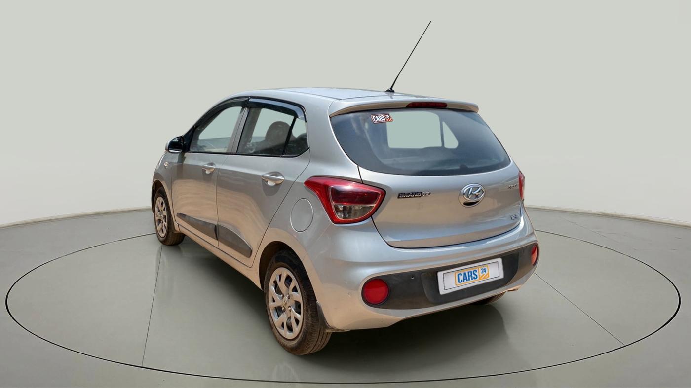 2017 Hyundai Grand i10 SPORTZ 1.2 KAPPA VTVT, Petrol, Manual, 38,401 km, Left Back Diagonal