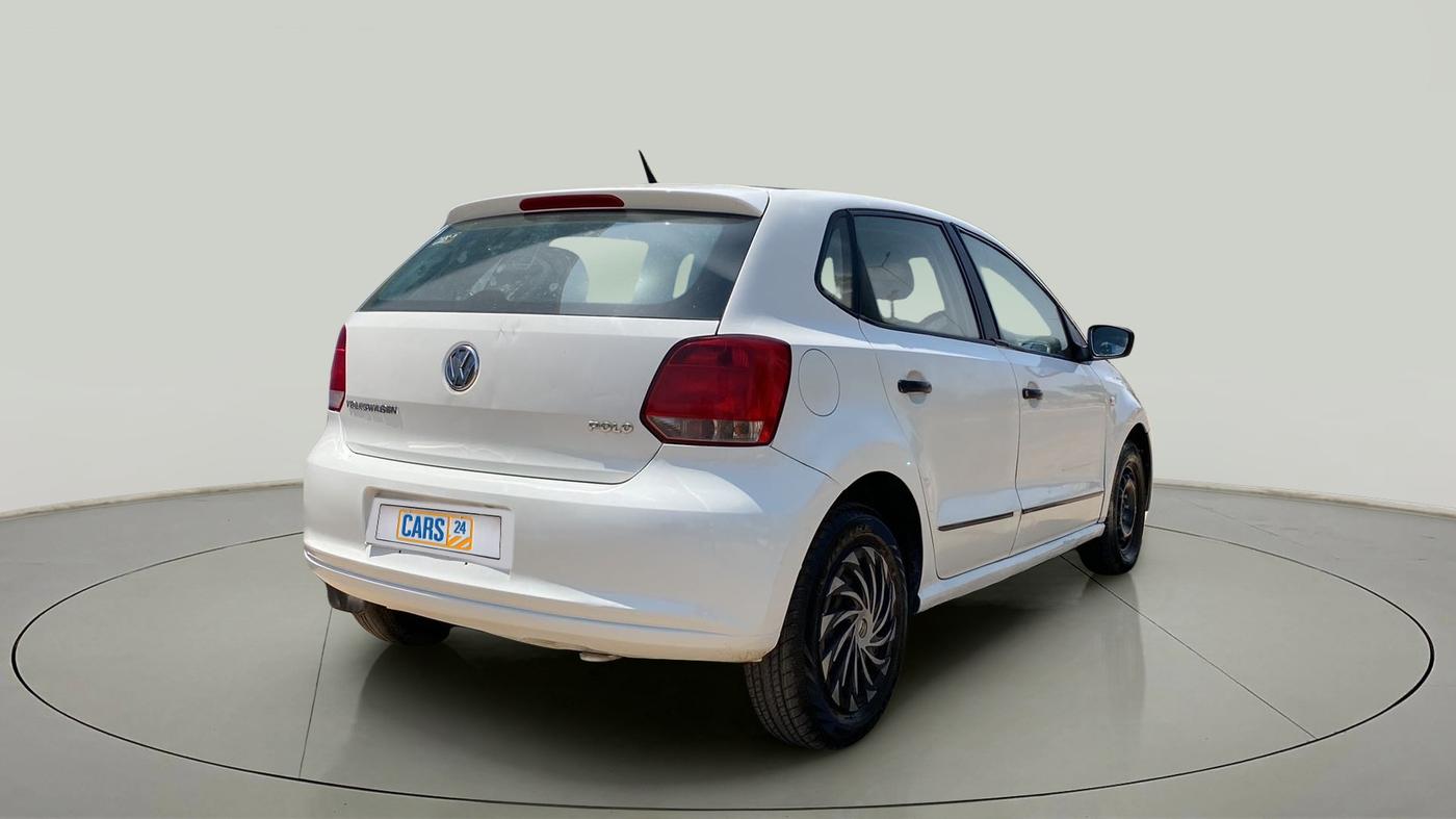 2012 Volkswagen Polo TRENDLINE 1.2L PETROL, Petrol, Manual, 86,337 km, Right Back Diagonal
