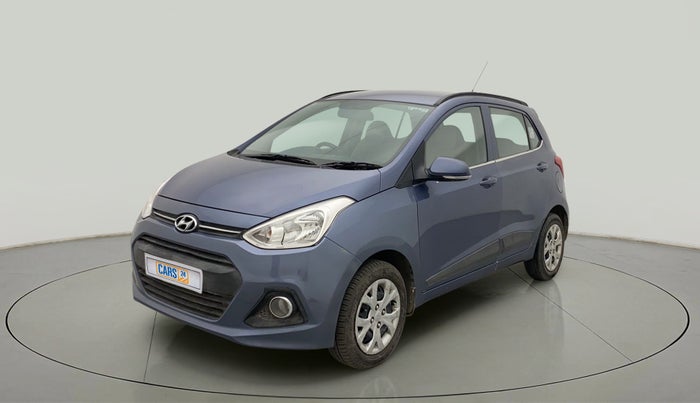 2015 Hyundai Grand i10 SPORTZ 1.2 KAPPA VTVT, Petrol, Manual, 60,833 km, Left Front Diagonal