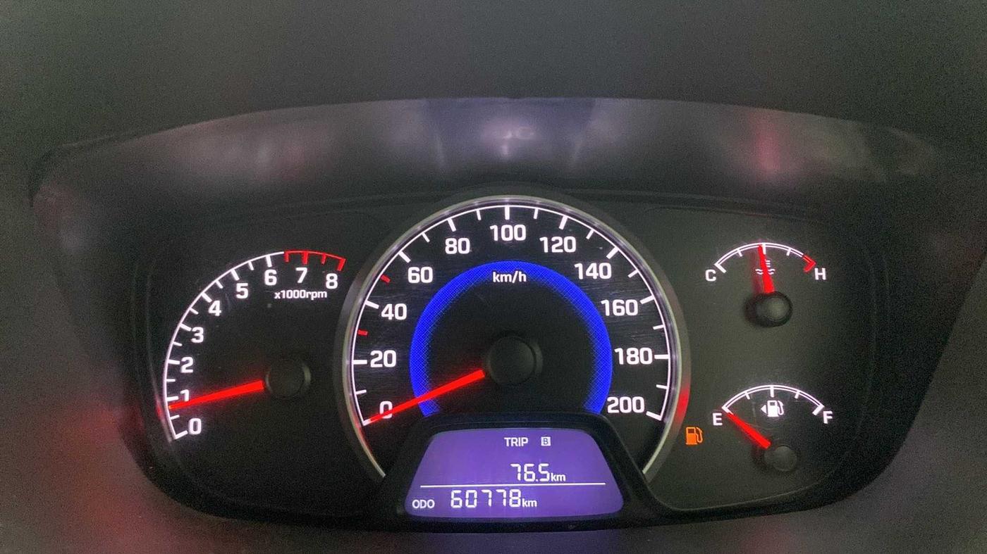 2015 Hyundai Grand i10 SPORTZ 1.2 KAPPA VTVT, CNG, Manual, 60,833 km, Odometer Image