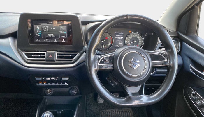 2022 Maruti Baleno ZETA PETROL 1.2, Petrol, Manual, 42,478 km, Steering Wheel Close Up