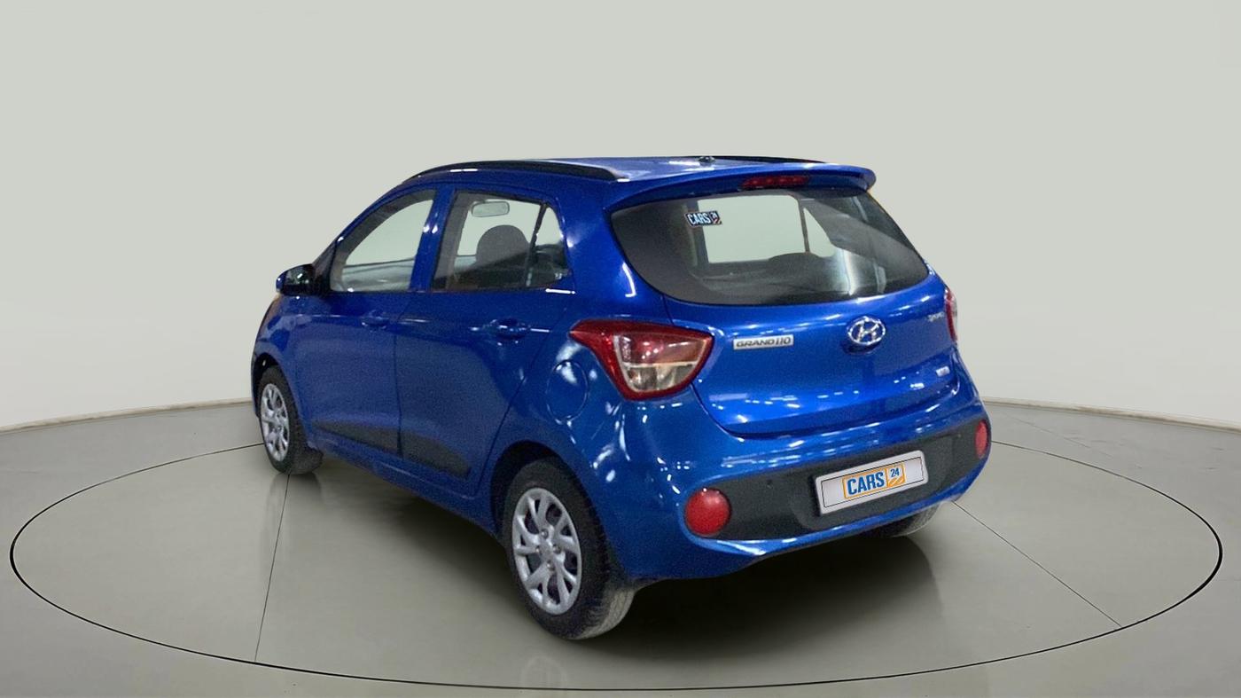 2019 Hyundai Grand i10 SPORTZ 1.2 KAPPA VTVT, CNG, Manual, 25,650 km, Left Back Diagonal