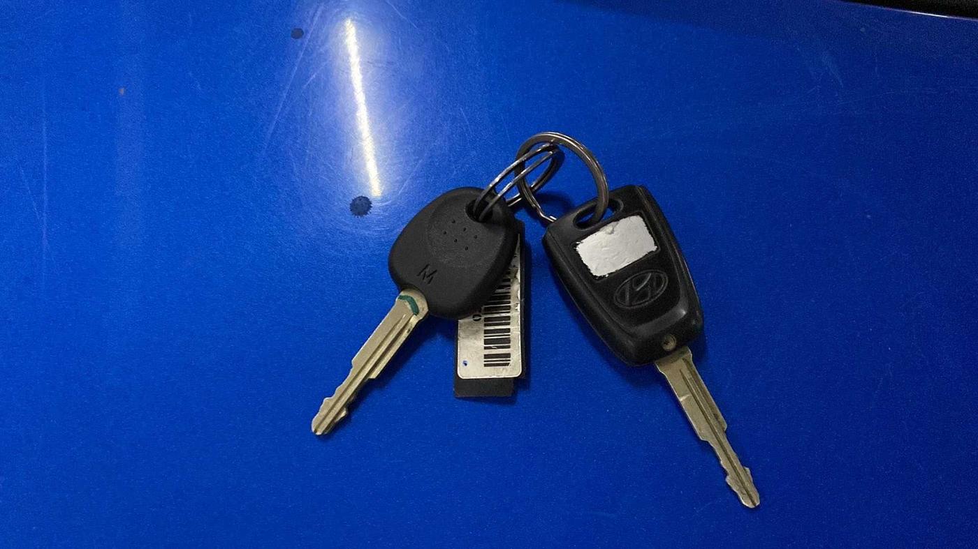 2019 Hyundai Grand i10 SPORTZ 1.2 KAPPA VTVT, CNG, Manual, 25,650 km, Key Close Up