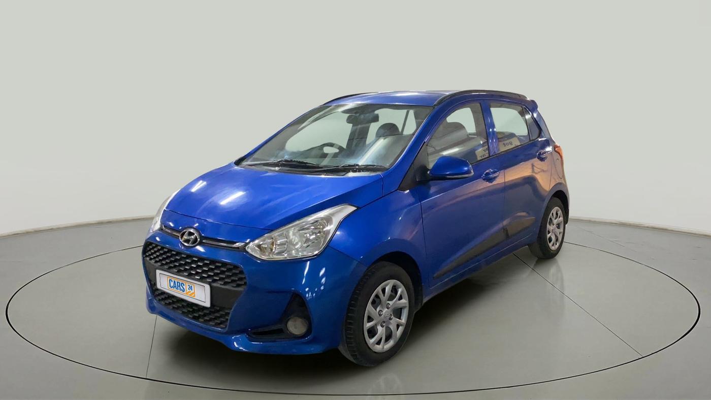 2019 Hyundai Grand i10 SPORTZ 1.2 KAPPA VTVT, CNG, Manual, 25,650 km, Left Front Diagonal
