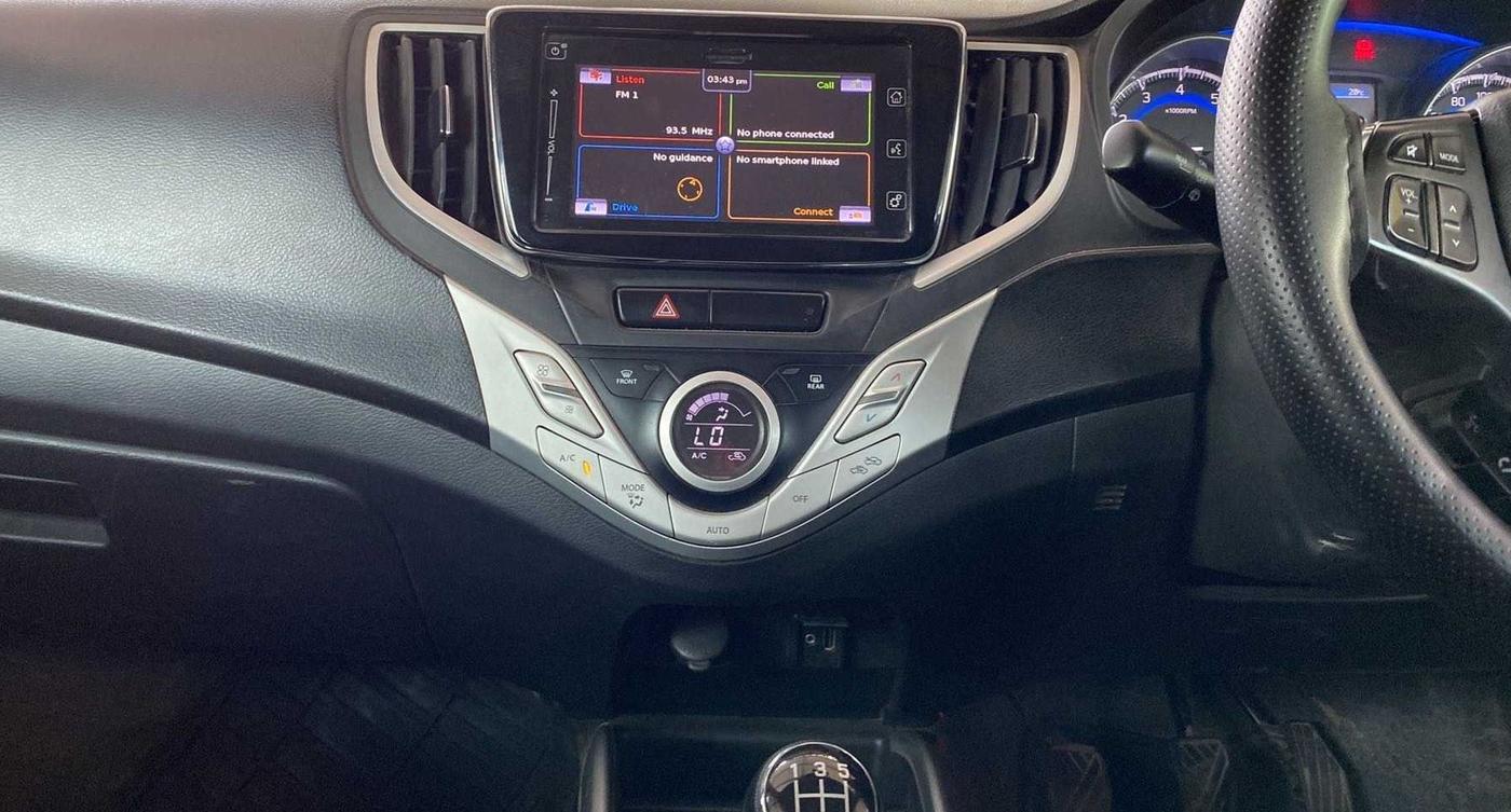 2017 Maruti Baleno ALPHA PETROL 1.2, Petrol, Manual, 99,026 km, Air Conditioner