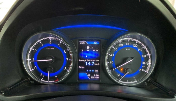2017 Maruti Baleno ALPHA PETROL 1.2, Petrol, Manual, 99,026 km, Odometer Image