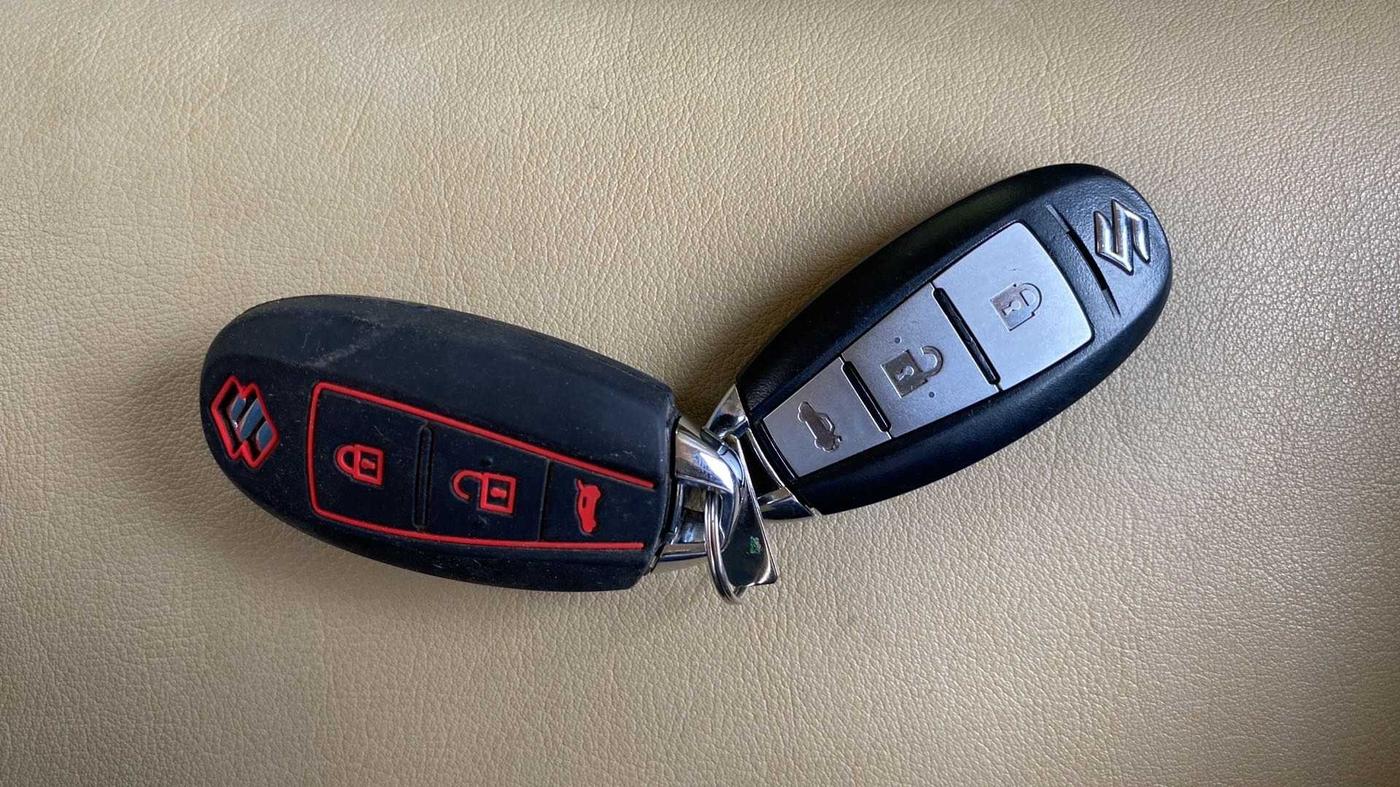 2021 Maruti Ciaz ALPHA 1.5 SHVS PETROL, Petrol, Manual, 28,866 km, Key Close Up