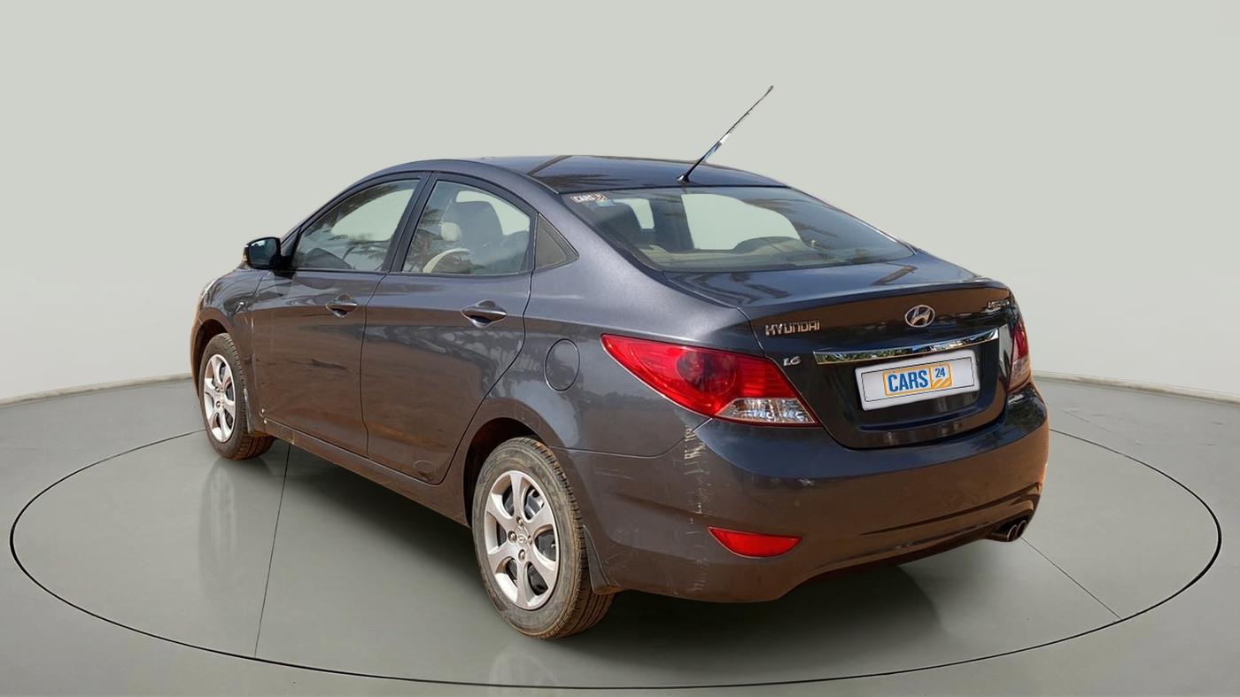 2013 Hyundai Verna FLUIDIC 1.6 VTVT EX, Petrol, Manual, 64,318 km, Left Back Diagonal