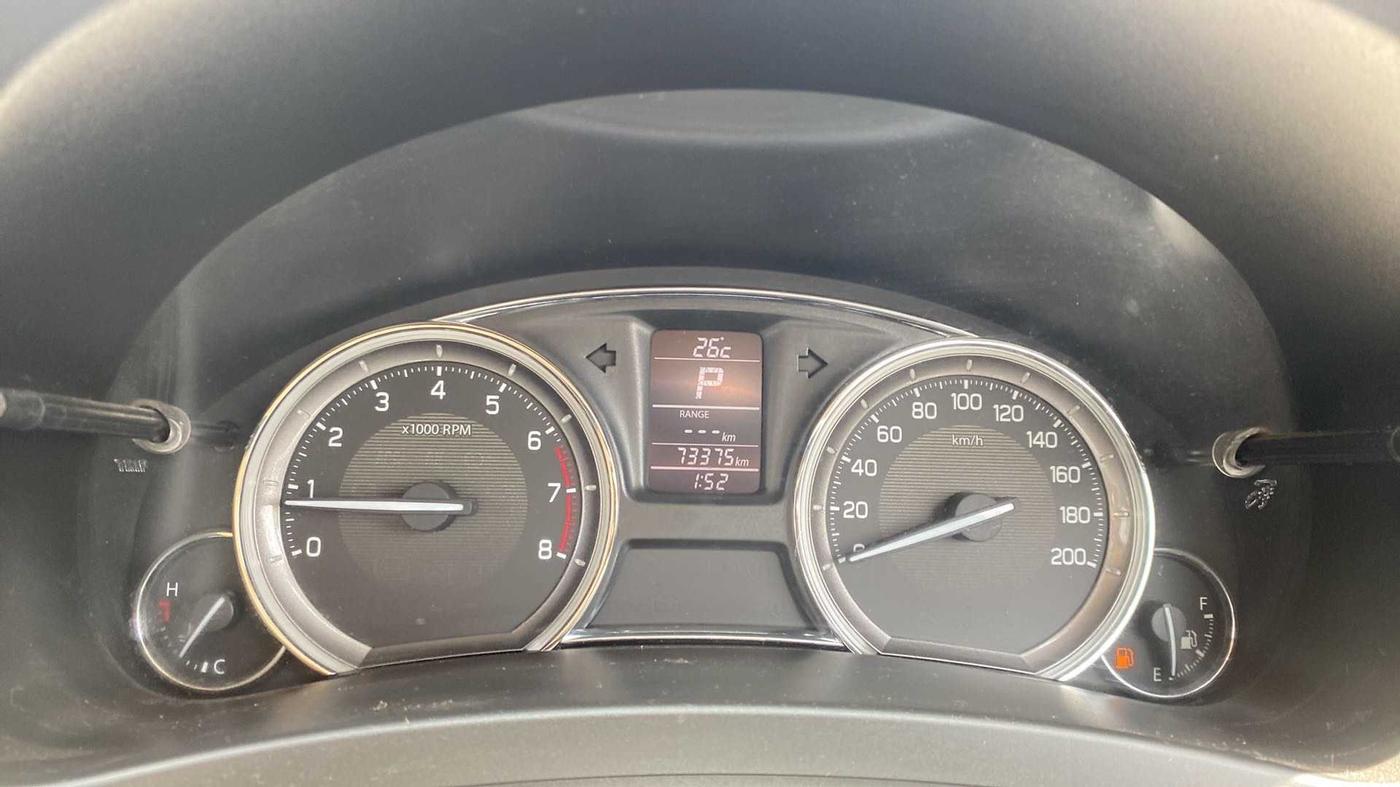 2017 Maruti Ciaz ZXI+ AT, Petrol, Automatic, 73,371 km, Odometer Image