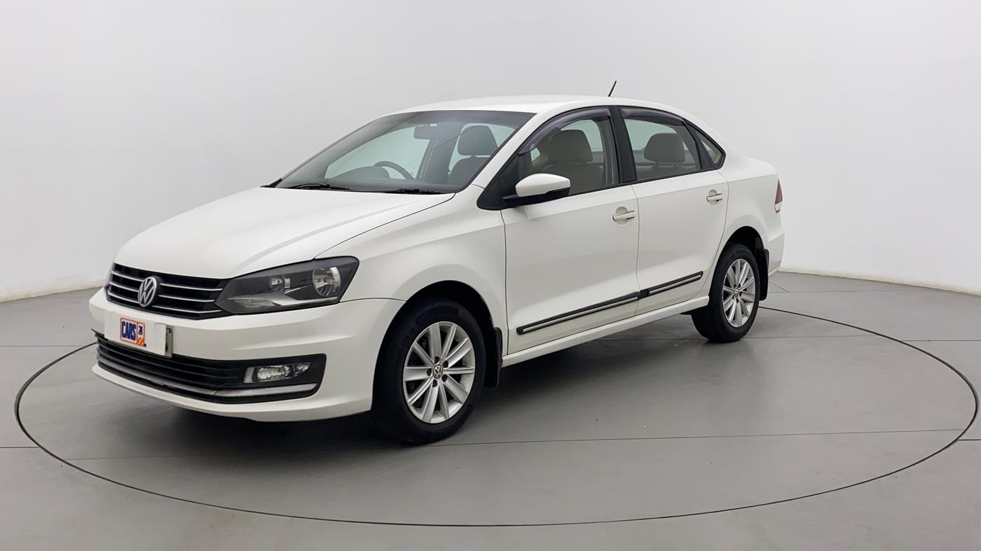 2015 Volkswagen Vento HIGHLINE PETROL AT, Petrol, Automatic, 91,615 km, Left Front Diagonal