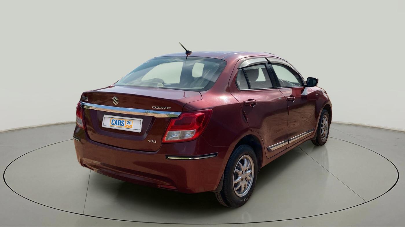 2017 Maruti Dzire VXI, Petrol, Manual, 70,166 km, Right Back Diagonal