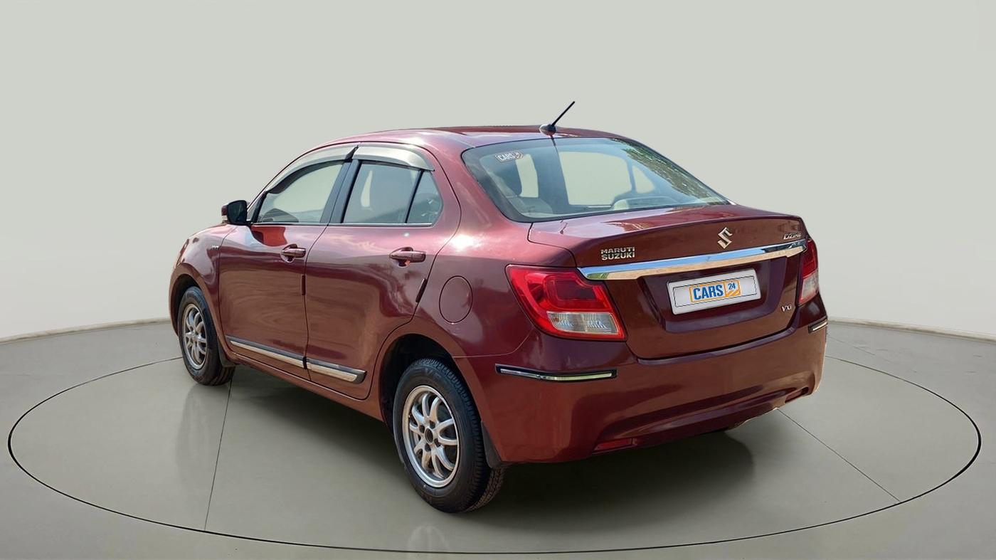 2017 Maruti Dzire VXI, Petrol, Manual, 70,166 km, Left Back Diagonal