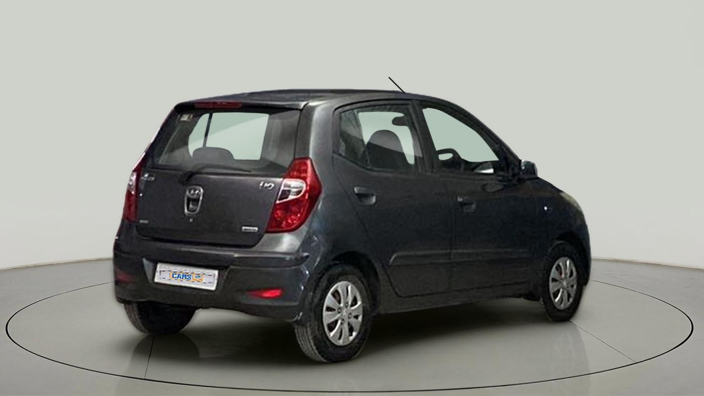 2011 Hyundai i10 SPORTZ 1.2 AT, Petrol, Automatic, 61,445 km, Right Back Diagonal